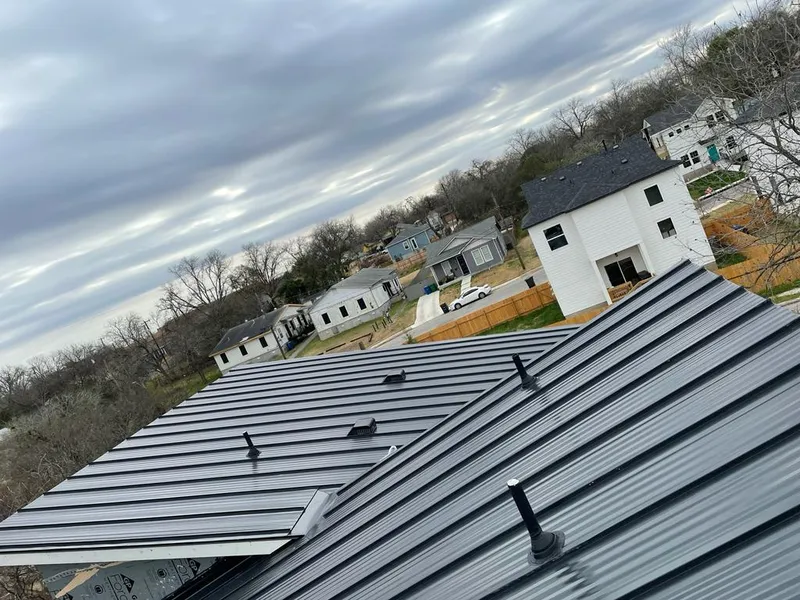 Standing seam metal roof panels with vents for Skylight Repair in South Strabane